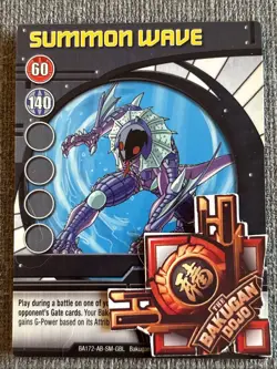 Bakugan:Battle Brawlers | Summon Wave 🔵 Blue Ability Card | 40/48 - Image 2