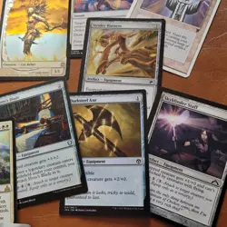 Purre White CATS's Equipped Tribal ***EDH/COMMANDER*** ALL 100 MTG Cards - Image 4