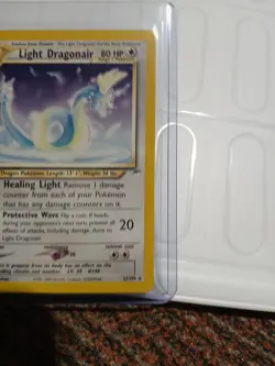 Light Dragonair 22/105 Neo Destiny Pokemon Card Rare LP - Image 2