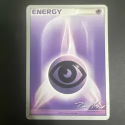 Psychic Energy Pokemon Card TCG Tom Roos World Championships 2007 - Image 1