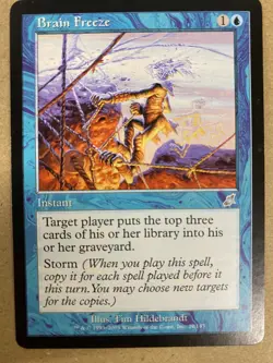 MTG 1x Brain Freeze # 29 Scourge Legacy Magic the Gathering Card x1 NM - Image 1