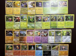 34 Pokemon [Yuka Morii] Illustrated Clay Art Card Lot - Image 1
