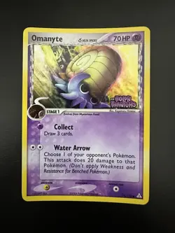 Omanyte Holo 74/110 EX Holon Phantoms NM - Vintage Pokemon Card - Image 1