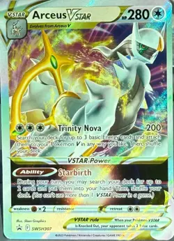 Arceus VSTAR Promo SWSH307 - Pokemon Card - Holo - Black Star Promo - NM - Image 1