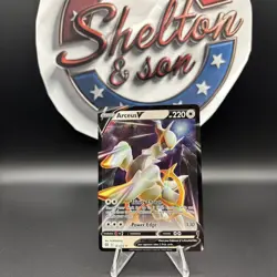 Arceus V 122/172 SWSH Brilliant Stars Holo Ultra Rare Pokemon TCG Card NM/M - Image 1