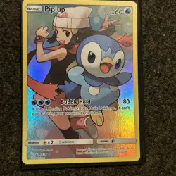 Piplup - 239/236 - Pokemon Cosmic Eclipse Sun & Moon Secret Rare Card - Image 1