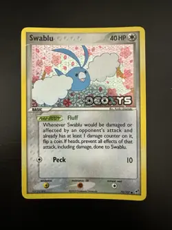 Swablu 79/107 EX Deoxys NM - Vintage Pokemon Card - Image 1