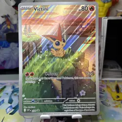 Pokemon Victini SVP 208 JUMBO Card Black Bolt White Flare PROMO 2025 - Image 1