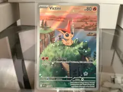 Pokemon Victini SVP 208 JUMBO Card Black Bolt White Flare PROMO 2025 - Image 1