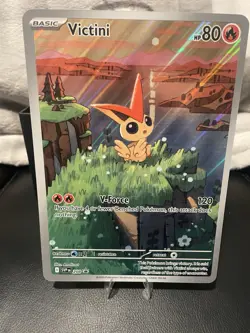 Pokemon Victini SVP 208 JUMBO Card Black Bolt White Flare PROMO 2025 - Image 1