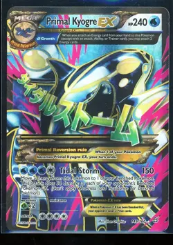 NM- / LP+ Primal Kyogre EX Alpha Full Art Holo Card 149/160 XY-Primal Clash - Image 1