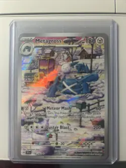 Metagross 178/162 Temporal Forces Holo Illustration Rare Card in NM Condition - Image 1