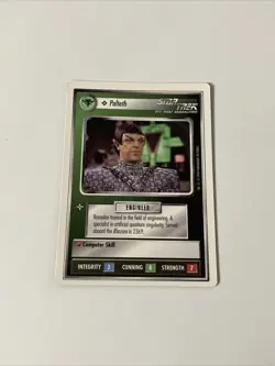 Star Trek CCG Personnel Romulan Palteth Common Card - Image 1