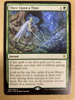 MTG 1x Once Upon a Time # 169 Throne of Eldraine Magic the Gathering Card x1 NM - Image 1