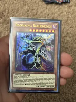 Yu-Gi-Oh Card - GFP2-EN113 - DOOMKING BALERDROCH (ultra rare holo) - NM/Mint - Image 1