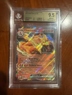 Pokemon TCG S&V 151 Double Rare Holo Card Charizard EX 6/165 Mint Condition - Image 1