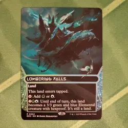 Lumbering Falls (Borderless) - 0024 - Edge of Eternities - MTG NM - Image 1