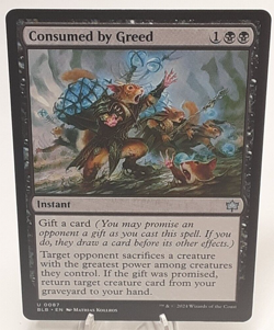 MTG - Bloomburrow - Consumed by Greed - #0087 - Playset x4 - Near Mint - Image 1