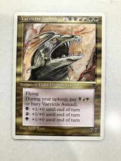 1995 MTG Legends Vaevictis Asmadi #89 LP - Image 1