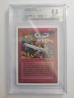 MTG Unlimted Keldon Warlord BGS GRADE 8.5 - Image 1
