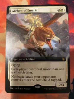 MTG Zendikar Rising Archon of Emeria Extended Art - Image 1