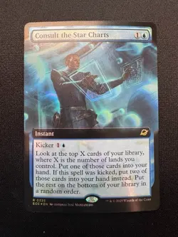 Consult The Star Charts - Extended Art FOIL - MTG Edge Of Eternities - NM - Image 1
