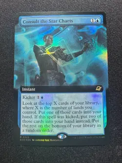 Consult The Star Charts - Extended Art FOIL - MTG Edge Of Eternities - NM - Image 1