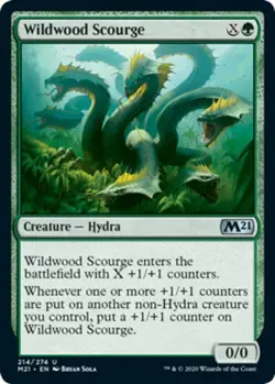Wildwood Scourge - Foil - Core Set 2021 #214/274 MTG Magic The Gathering - Image 1