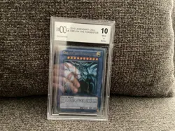 2010 Yugioh Legendary Collection Obelisk The Tormentor - Beckett BCCG 10 Mint - Image 1