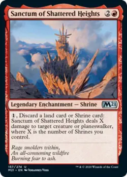 Sanctum of Shattered Heights - Foil - Core Set 2021 #157/274 MTG Magic The Gathe - Image 1