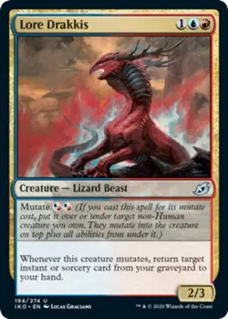 Lore Drakkis - Foil - Ikoria: Lair of Behemoths #194/274 MTG Magic The Gathering - Image 1