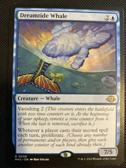 English - MTG Dreamtide Whale - Modern Horizons 3 - Image 1