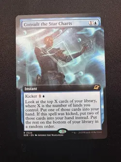 Consult The Star Charts - Extended Art - MTG Non-Foil - Edge Of Eternities - NM - Image 1