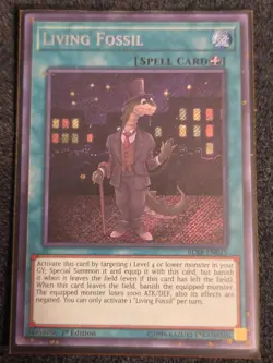 Yugioh! Living Fossil - BLRR-EN015 - Secret Rare - 1st Edition Near Mint, Englis - Image 1
