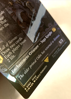 MTG Summon: Primal Odin (Borderless) Final Fantasy 365 NM - Image 2