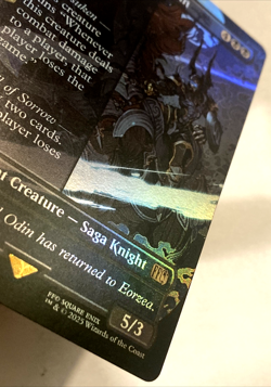 MTG Summon: Primal Odin (Borderless) Final Fantasy 365 NM - Image 3