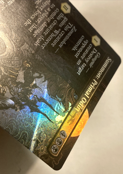 MTG Summon: Primal Odin (Borderless) Final Fantasy 365 NM - Image 4