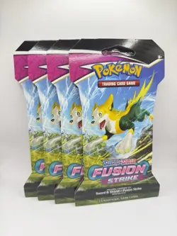 4x Pokemon Fusion Strike Booster Packs Sealed - Image 1