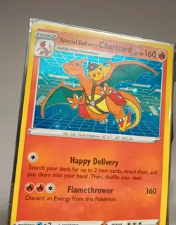 Pokemon Special Delivery Charizard SWSH075 SEALED Pokemon Center Exclusive Promo - Image 5