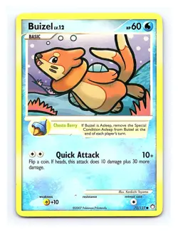 Buizel #75/123 Mysterious Treasures Pokemon Common - Image 1
