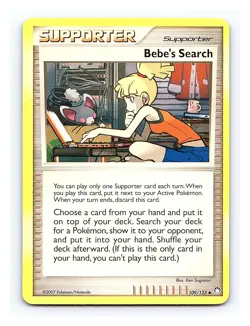 Bebe's Search #109/123 Mysterious Treasures Pokemon Uncommon - Image 1
