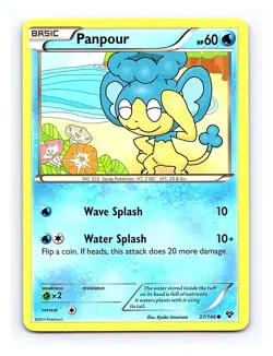 Panpour #37/146 XY Base Set Pokemon Common - Image 1