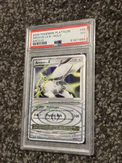 2009 Pokemon Platinum Arceus Arceus Lv. X Holo 96/99 PSA 7 NM - Image 1