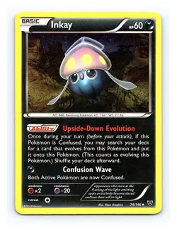 Inkay (74) #74/146 XY Base Set Pokemon Uncommon - Image 1