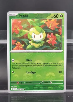 Pokemon TCG Petilil 006/086 Black Bolt Common - Pokeball Pattern - Image 1