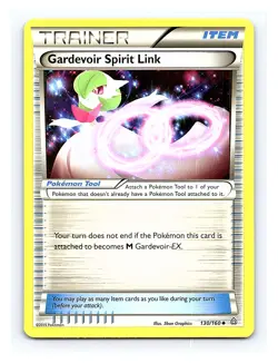 Gardevoir Spirit Link #130/160 XY - Primal Clash Pokemon Uncommon - Image 1