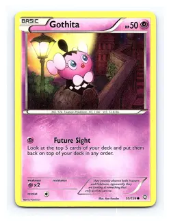 Gothita #55/124 Dragons Exalted Pokemon Common - Image 1