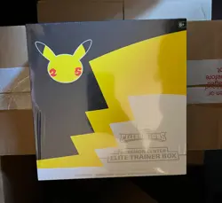 New/Sealed - Pokemon Center Exclusive - 25th Anniversary Celebrations ETB - Image 1