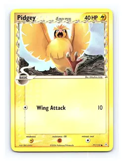 Pidgey (Delta Species) #77/110 Holon Phantoms Pokemon Common - Image 1