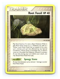 Root Fossil #80/92 Legend Maker Pokemon Common - Image 1